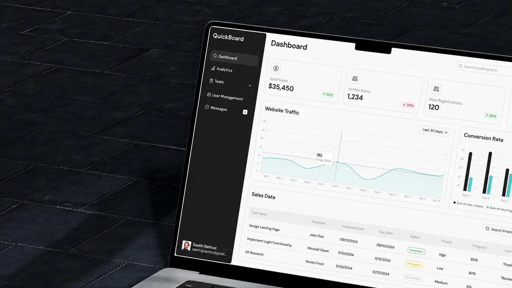 Quickboard — product screenshot 1